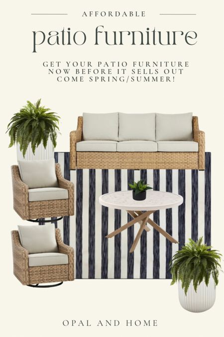 Affordable patio options for this spring and summer! Add these beautiful pieces to your deck or patio space for a cozy cottage vibe

#LTKfamily #LTKhome #LTKsalealert