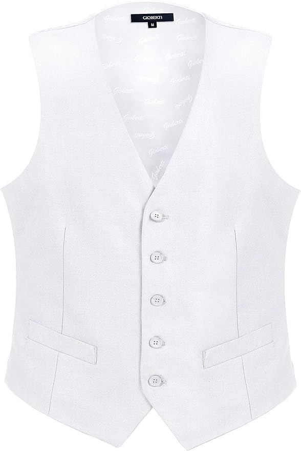 Gioberti Men's Formal Suit Vest Fit for Business or Casual Dress | Amazon (US)