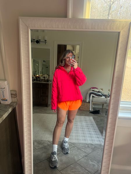 Obsessed with this pullover. The most gorgeous, vibrant red. SO COMFY! TTS - M for a comfy & oversized fit. ❤️🍊✨ 


#LTKfitness #LTKSeasonal #LTKstyletip