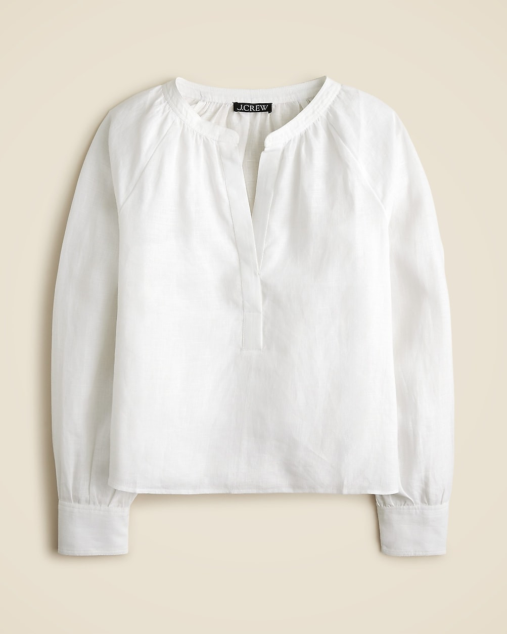 Cabana top in linen | J. Crew US