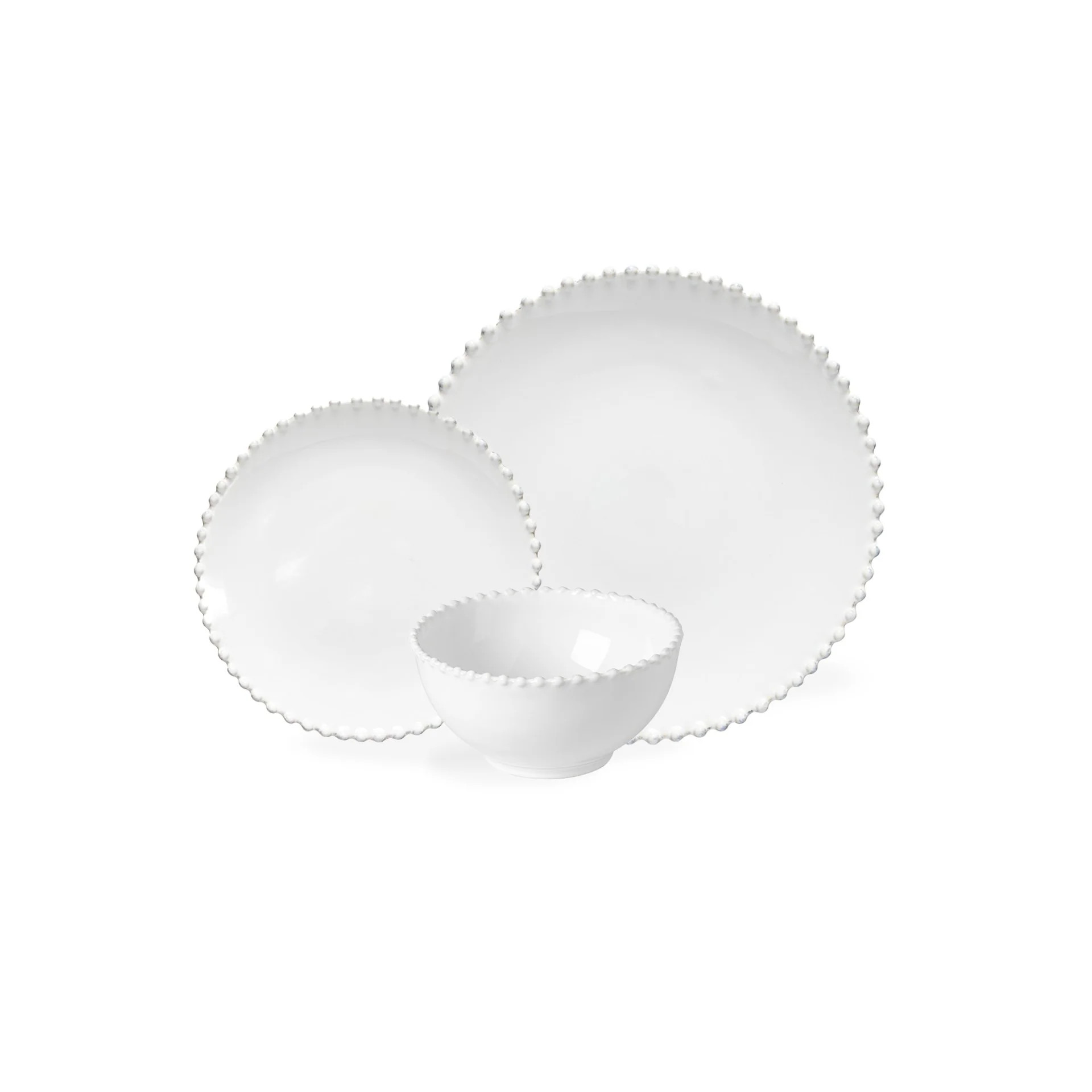 Pearl Costa Nova 12 Piece Place Dinnerware Setting with Bowl | Mintly Home