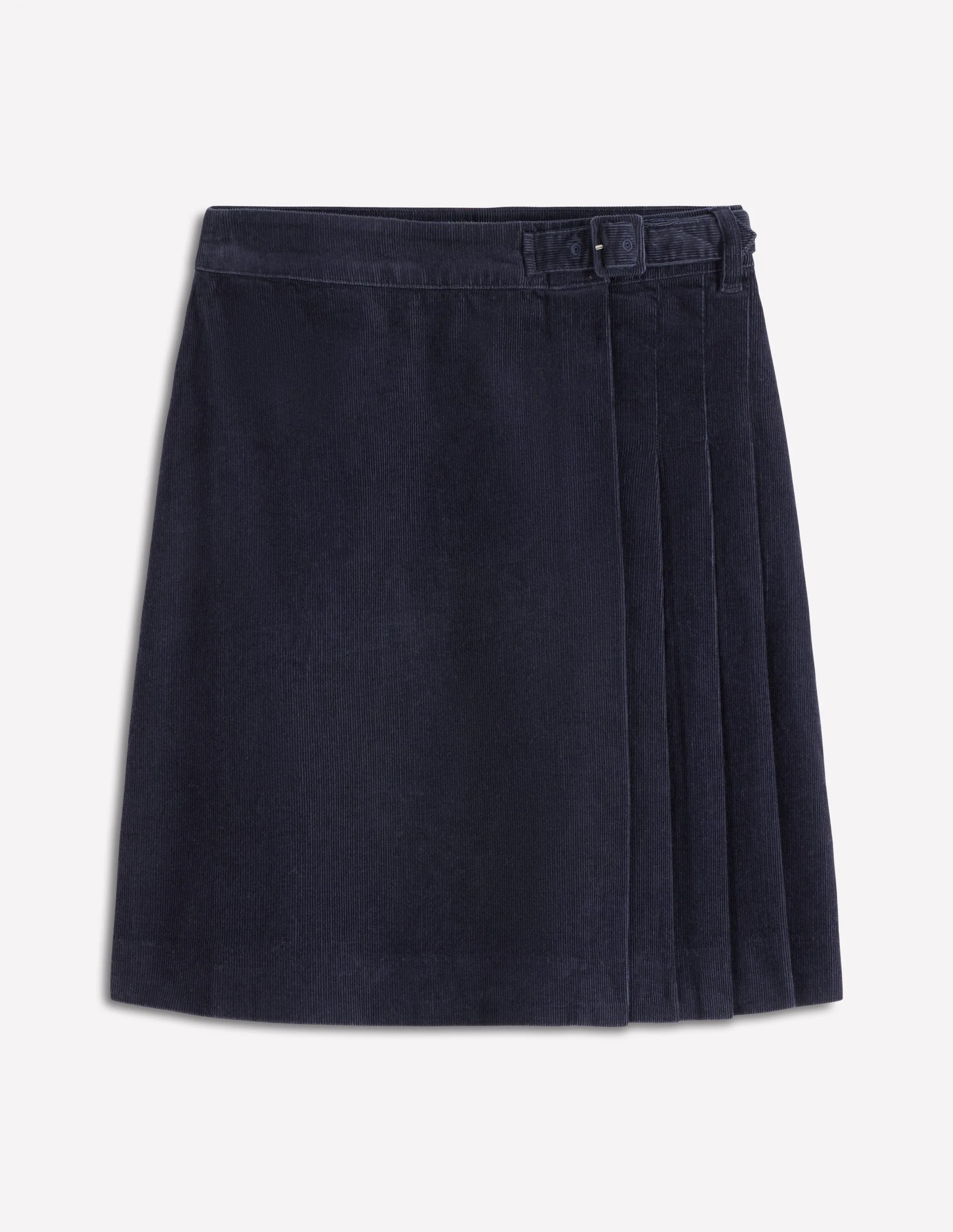 Helen Cord Kilt Skirt-Navy | Boden (US)
