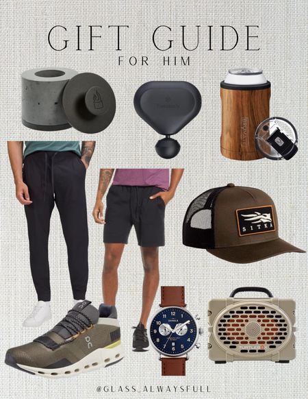 Men’s gift guide, gifts that he would like, my hubbys picks, men’s fathers  Day gifts, men’s gifts, fathers Day, men’s gift ideas, men’s body wash, men’s running shoes, mens on cloud, men’s watch, men’s joggers, men’s shorts, Sitka hat, men’s cup, men’s chocolates, theragun. Callie Glass @glass_alwaysfull 


#LTKfitness #LTKSeasonal #LTKmens