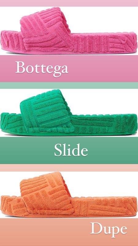 Bottega slides dupe
Designer dupes on amazon 
Colorful slides
Amazon shoes 
Vacation shoes 
Vacation oufit
Summer shoes
Amazon finds
Kelly green

#LTKunder50 #LTKswim #LTKshoecrush