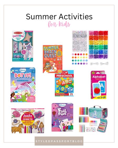 Summer activities for kids 


#amazonfinds #amazonfavorites #summeractivities #girlmom #boymom 

#LTKunder50 #LTKfamily #LTKkids