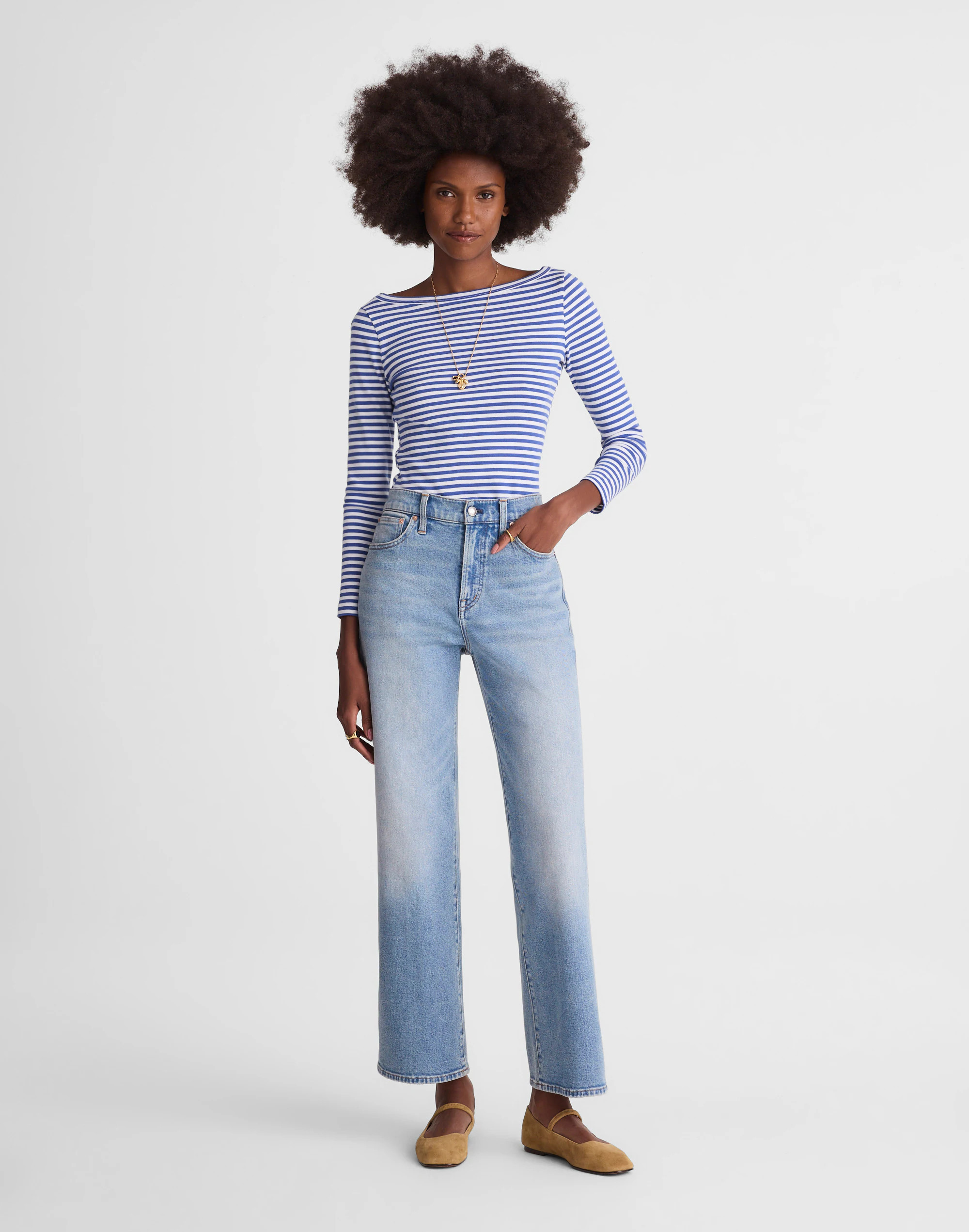 The Short Perfect Vintage Wide-Leg Crop Jean | Madewell