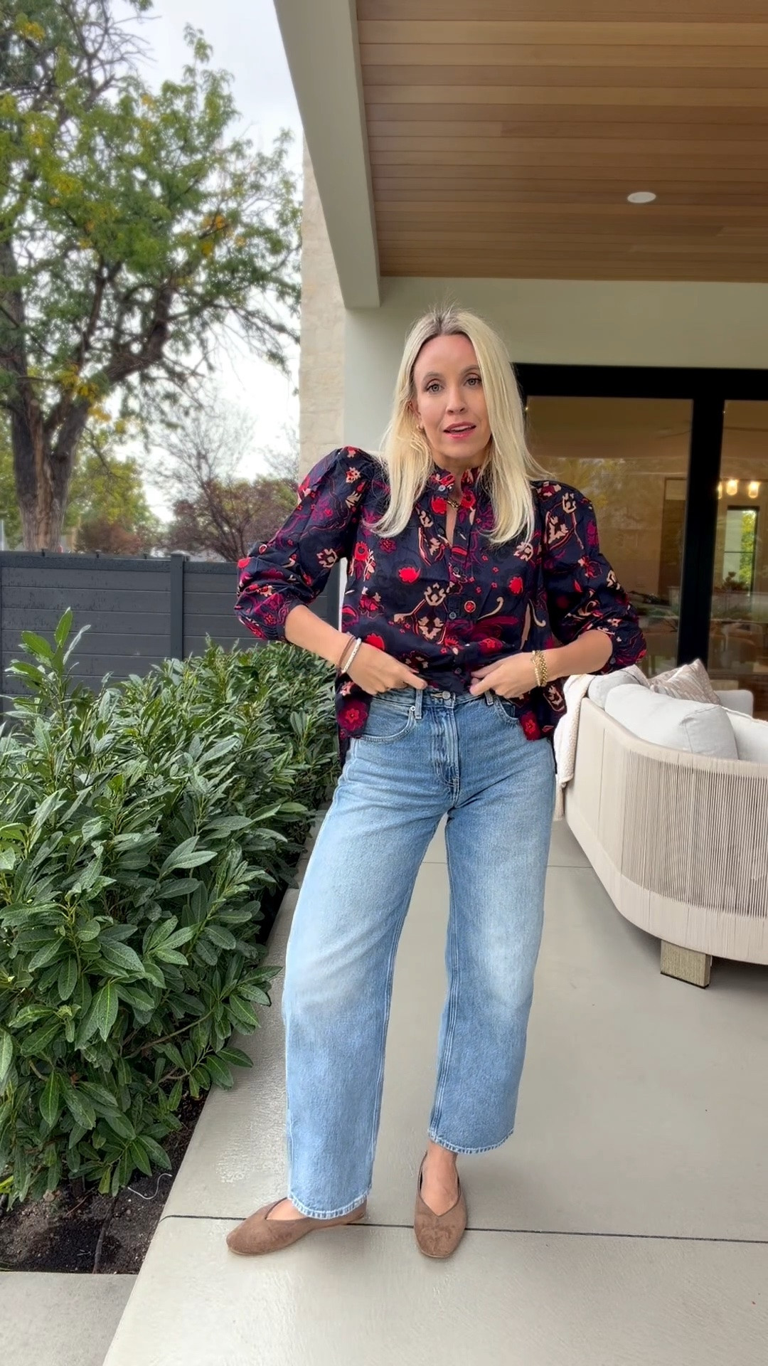 Same blouse also comes in this print!

#LTKootd #LTKgrwm #LTKmomlife