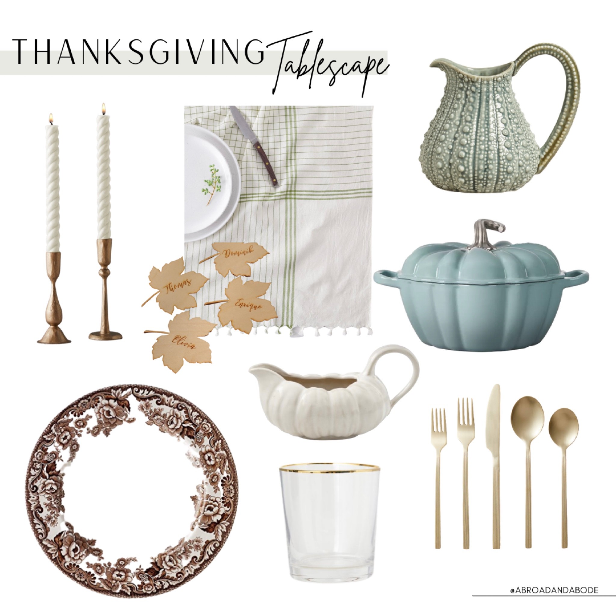 I curated a Thanksgiving Tablescape so you wouldn’t have to! 

Thanksgiving, tablescape, holiday, dish ware, serving ware, dinnerware, plate ware, tapered candles, dining table

#LTKSeasonal #LTKHoliday #LTKunder50
