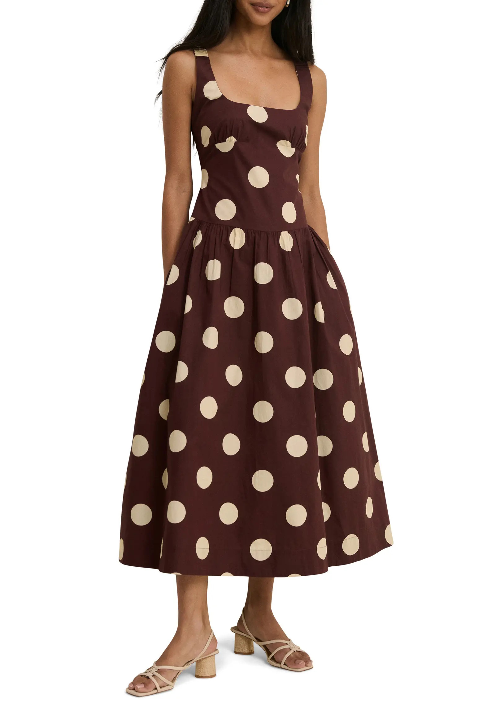 Nobody's Child Soraya Dot Sleeveless Maxi Dress (Women) | Nordstrom | Nordstrom