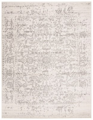 Madison MAD603 Power Loomed Indoor Area Rug - Silver/Ivory - 6'7"x9'2" - Safavieh | Target