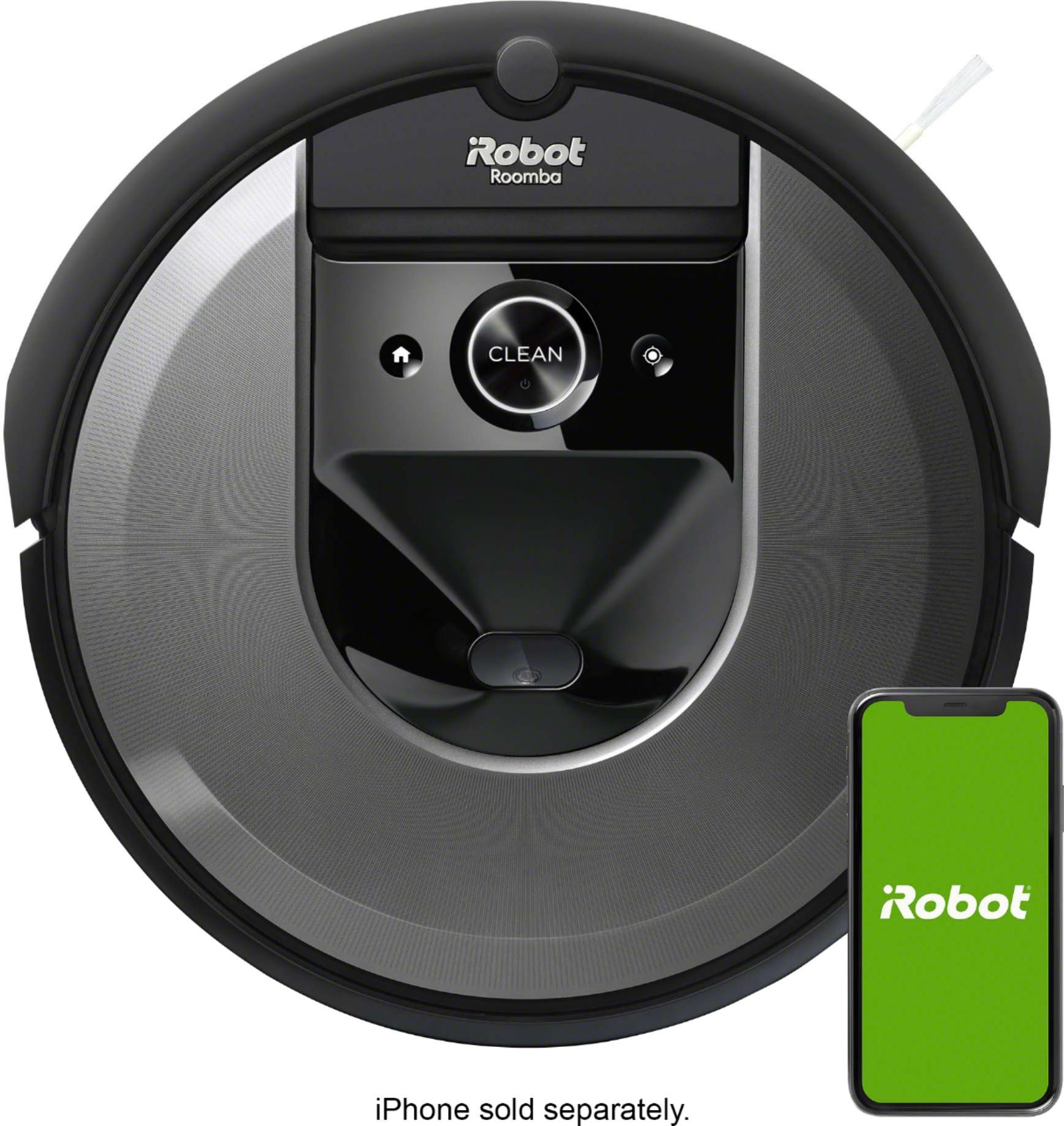 iRobot Roomba i7 Wi-Fi Connected Robot Vacuum Charcoal I715020 - Best Buy | Best Buy U.S.