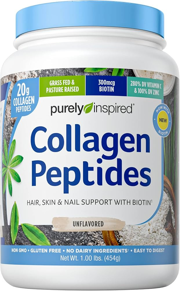 Collagen Powder | Purely Inspired Collagen Peptides Supplements for Women & Men | Collagen Protei... | Amazon (US)