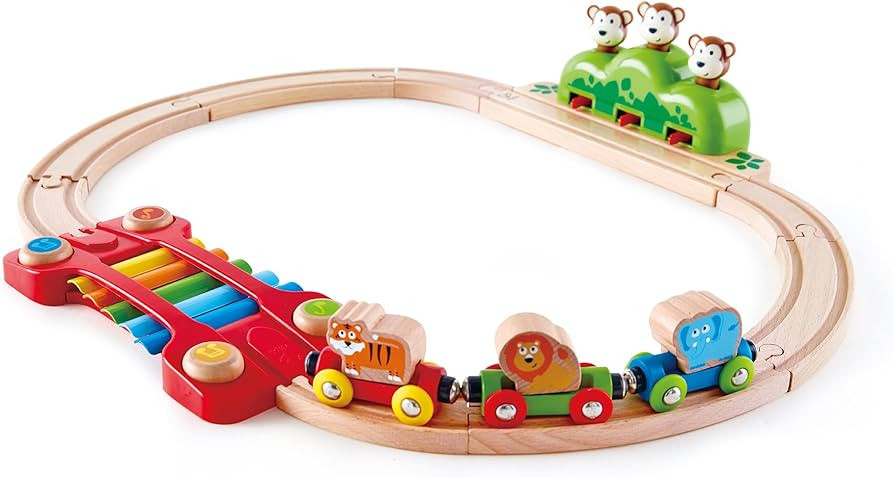Hape Music and Monkeys Toddler Railway Train | Amazon (US)