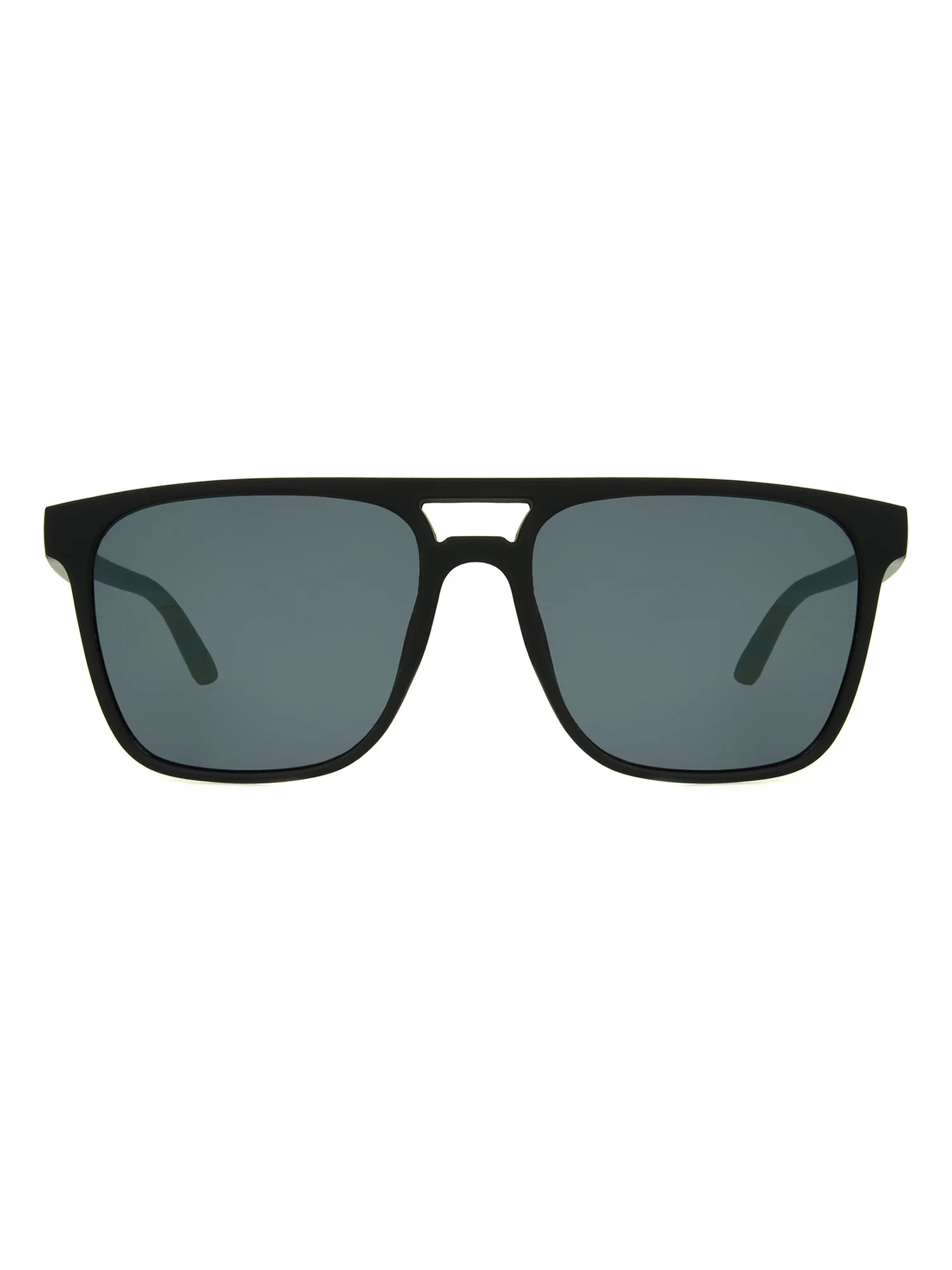 Foster Grant Mens Square Black Sunglasses | Walmart (US)