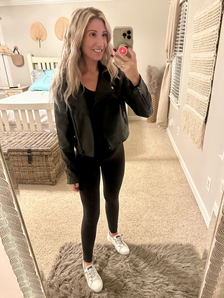 In love with this vegan leather jacket by Amazon The Drop. 

Paired it with these no tie crest vibe Sperrys 🤍

#LTKSeasonal #LTKunder50 #LTKHoliday
