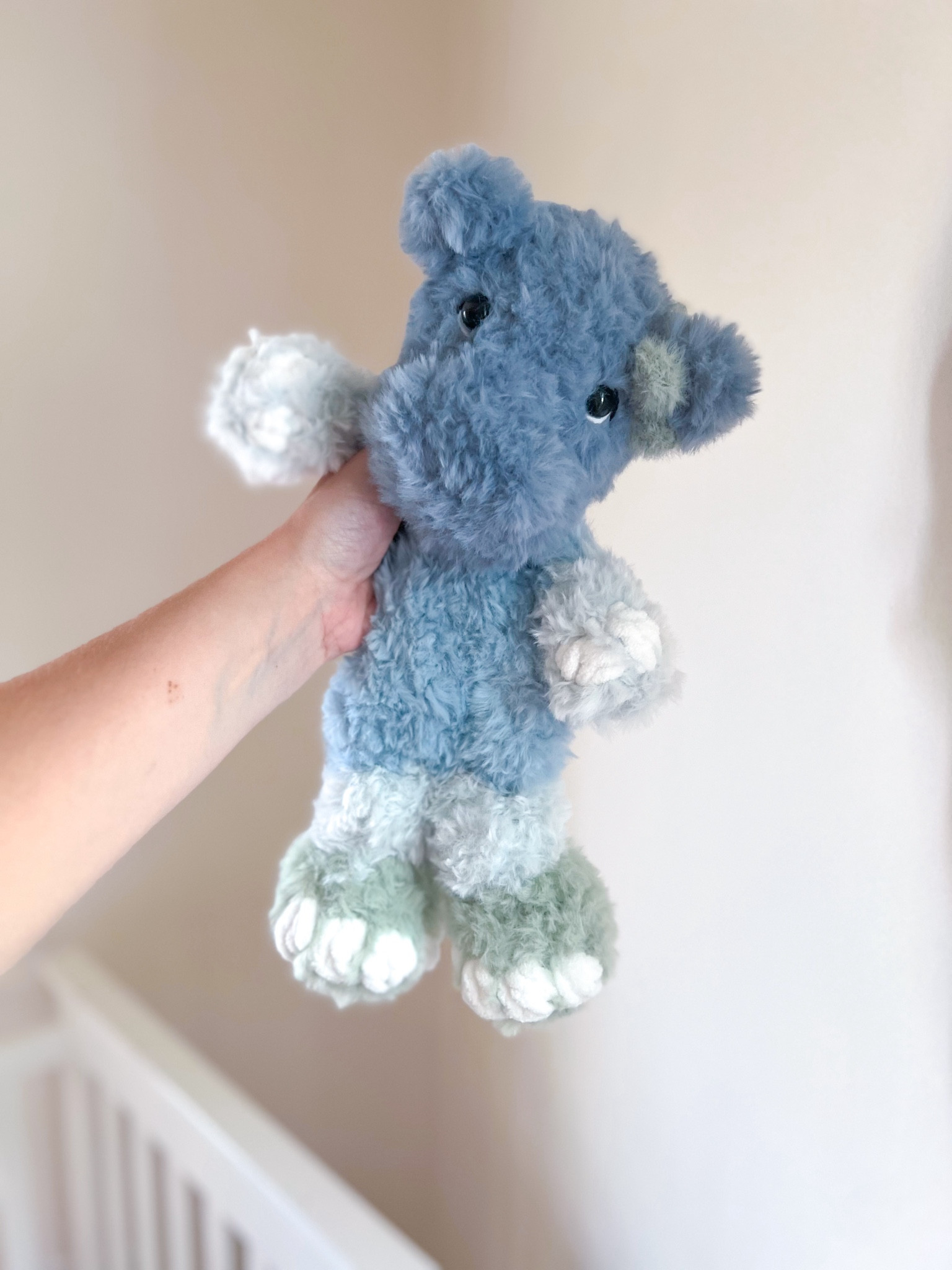 Faux fur yarn linked 