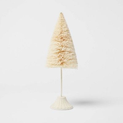 12" x 4.2" Bottle Brush Tree White - Opalhouse™ | Target
