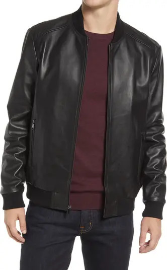Nordstrom Leather Bomber Jacket | Nordstrom | Nordstrom