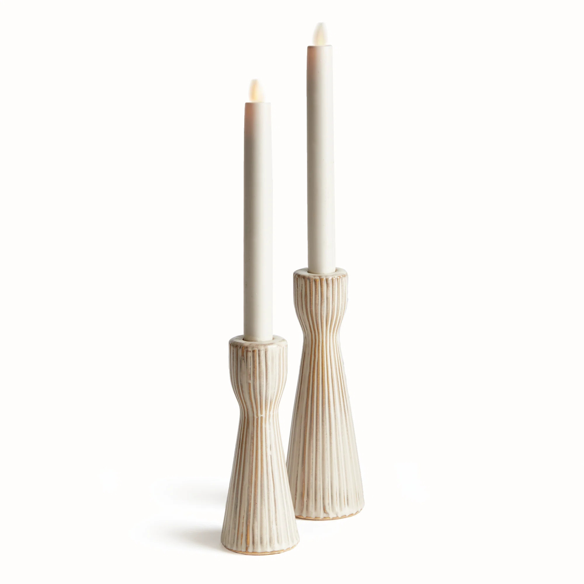 4.3'' H Ceramic Candlestick (Set of 2) | Wayfair North America