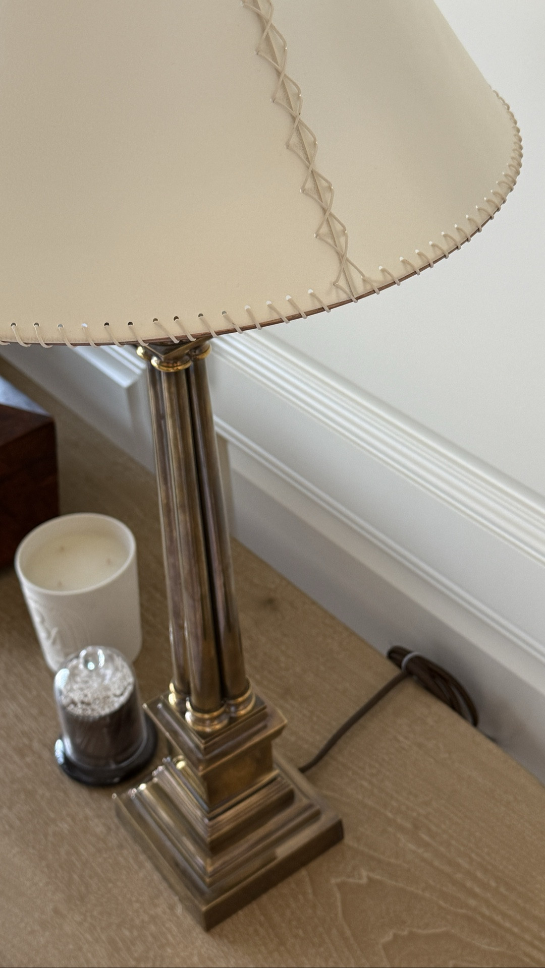 After touring multiple parade homes and flipping through countless design magazines this month- mark my words... whipstitched shades and interesting shade details are about to become a big trend! Linking some favorites, along with polished nickel lamps. Loved these from Studio McGee.