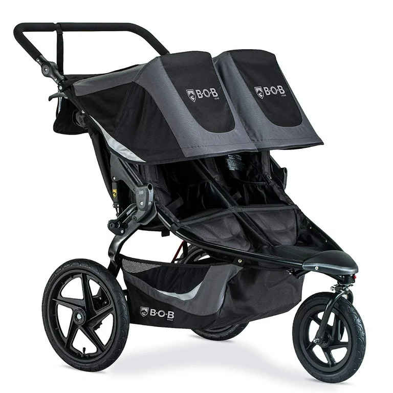 BOB Gear Revolution Flex 3.0 Duallie Double Jogging Stroller, Graphite Black Graphite Black Doubl... | Walmart (US)