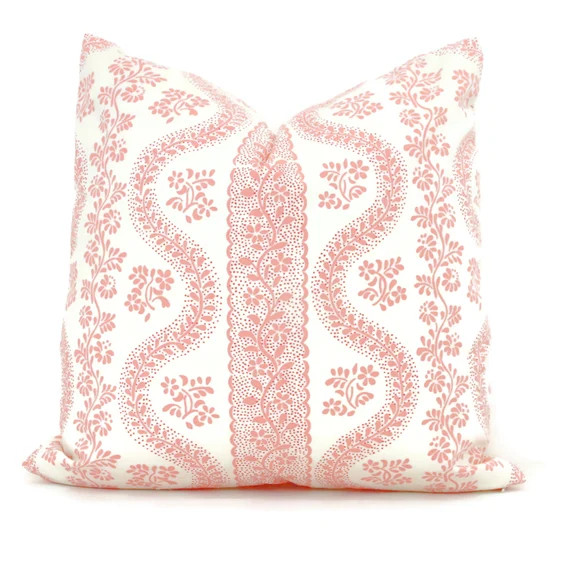 Decorative Pillow Cover Sister Parish Dolly in Blush Pink | Etsy | Etsy (US)