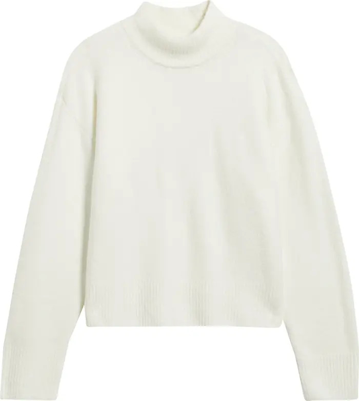 Boxy Mock Neck Sweater | Nordstrom