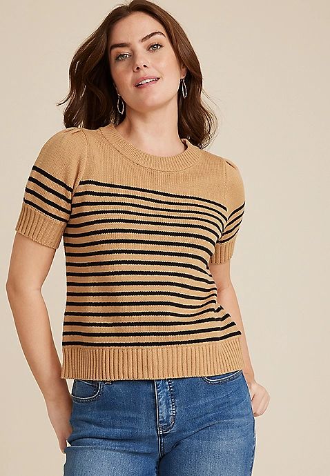 Mariner Striped Sweater | Maurices