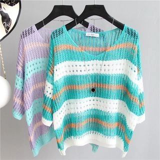 FR - Striped Knit Top | YesStyle Global
