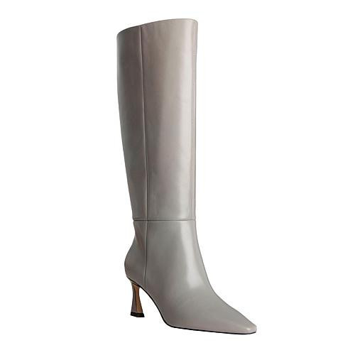 Vince Camuto® Sutton Leather Boot - Gray/Grey - Size 9 | HSN