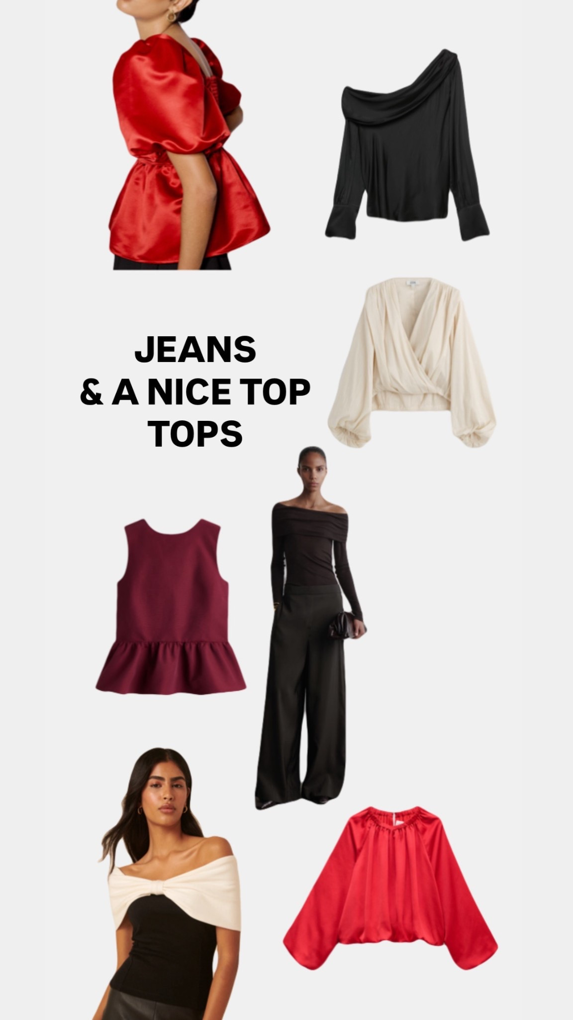 Jeans & a nice top: festive edition. Party dressing for grown ups 

#LTKfestive #LTKjeans #LTKgiftguide