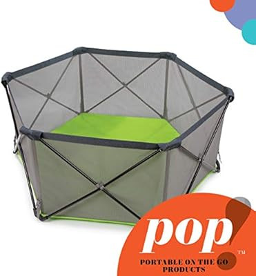 Summer Pop ‘n Play Portable Playard, Green – Lightweight Play Pen for Indoor and Outdoor Use ... | Amazon (US)
