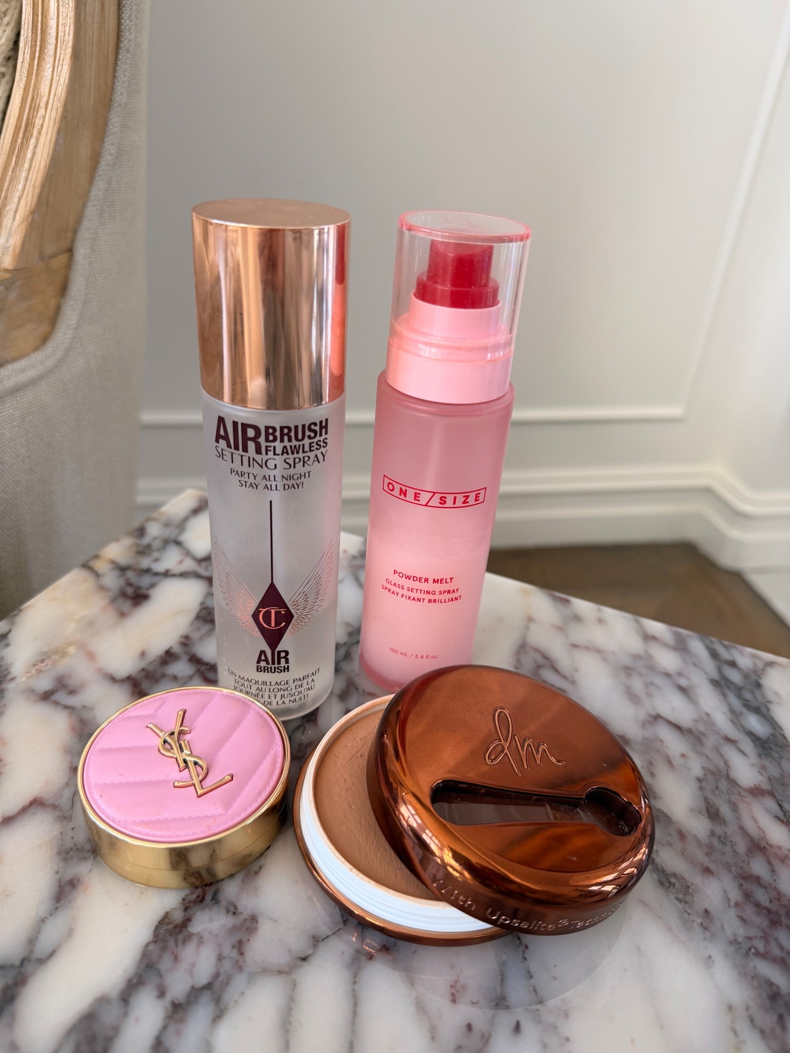 My favorite items @Sephora ! #SephoraPartner. Join Sephora's Beauty Insider Program and place your order! You can buy online and pickup in store or same day delivery!

YSL Blush - 42 Babydoll Pink
Danessa Myricks Blurring Balm Powder - 4
Setting Spray - One/Size & Charlotte Tilbury


#LTKBeauty #LTKgrwm #LTKselfcare