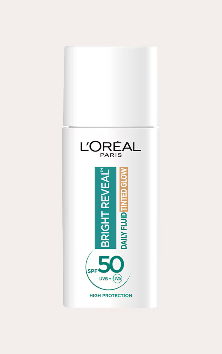 L'oréal Paris Daily Fluid Tinted Glow - Bronze Glow (Spf 50+) 50Ml | Pretty Little Thing (Australia & New Zealand)