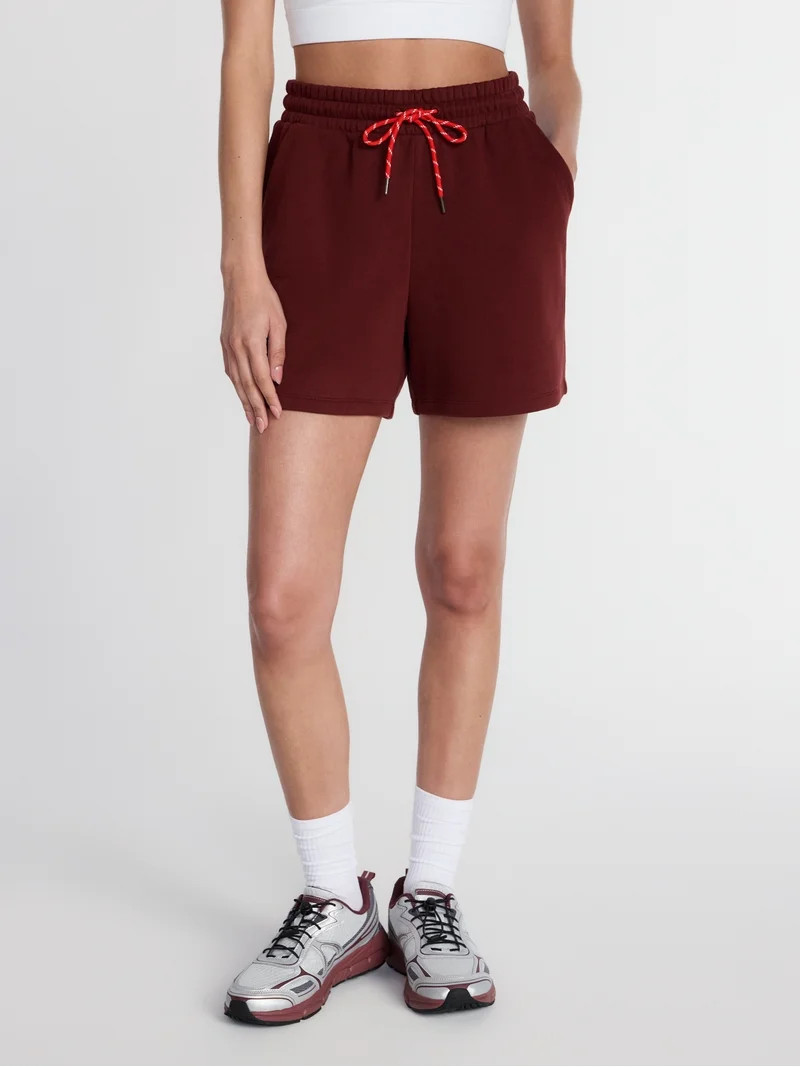 Athletic Works Women's and Women's Plus Fleece Shorts, 5'' Inseam, Size XS-4X | Walmart (US)