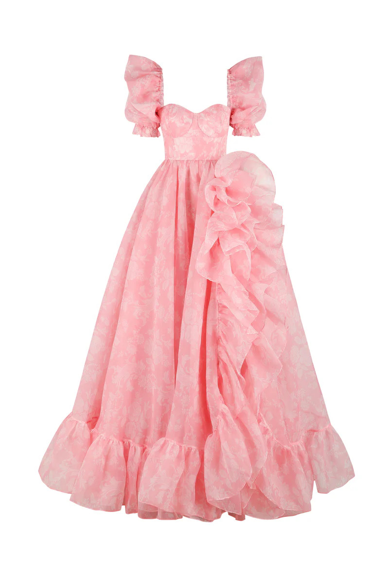 The Pink In Paris In Bloom Gown | Selkie Collection