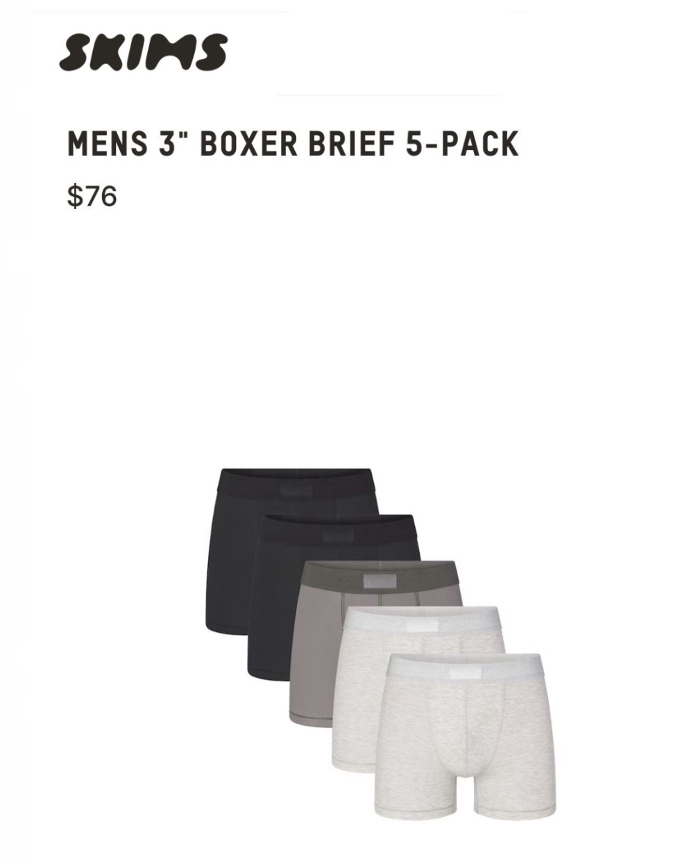 MENS 3" BOXER BRIEF 5-PACK





gift idea


#LTKCyberWeek #LTKGiftGuide #LTKSaleAlert