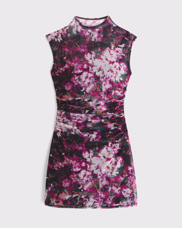 The A&F Paloma Mesh Mini Dress | Abercrombie & Fitch (US)