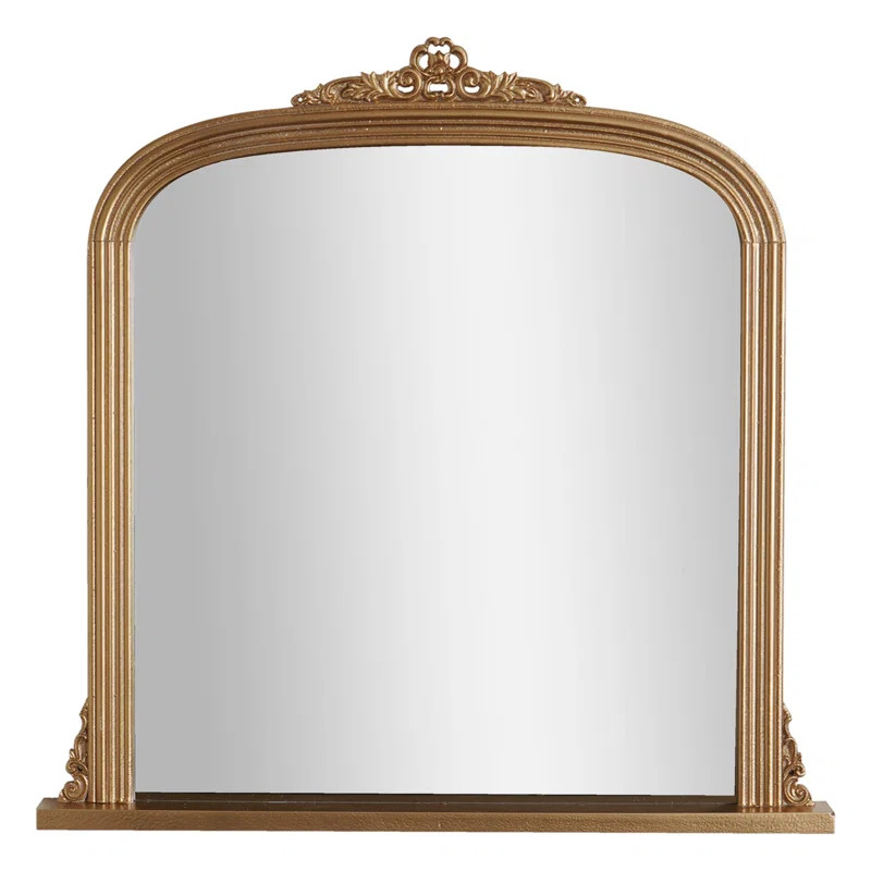 Dakarion Resin Framed Wall Mounted Mirror in Matte | Wayfair North America