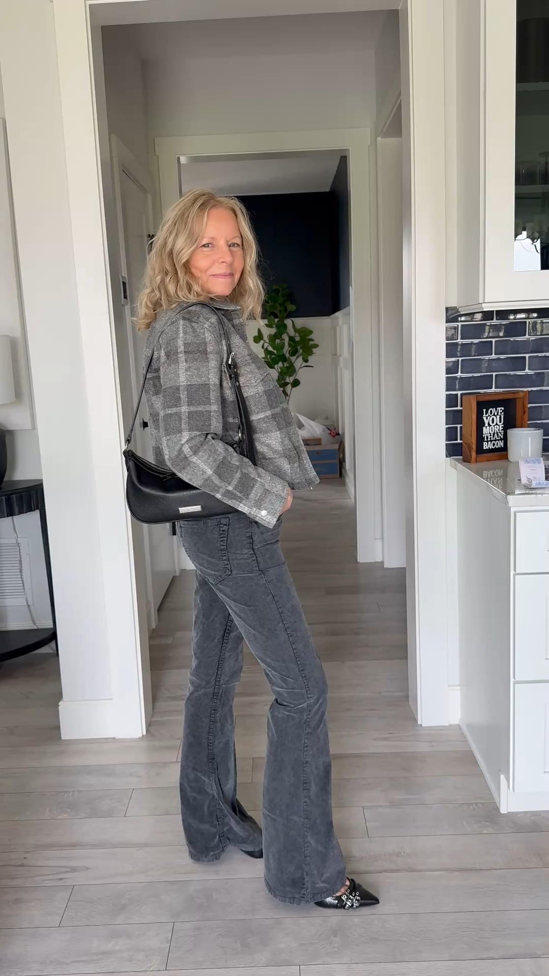 Layering an Old Navy jacket from last year over a summer Amazon blouse.  Pairing with cords to complete this comfy, business casual look. #fallfashion #ootd #whattowear #outfitinspo 

#LTKSeasonal #LTKWorkwear #LTKOver40