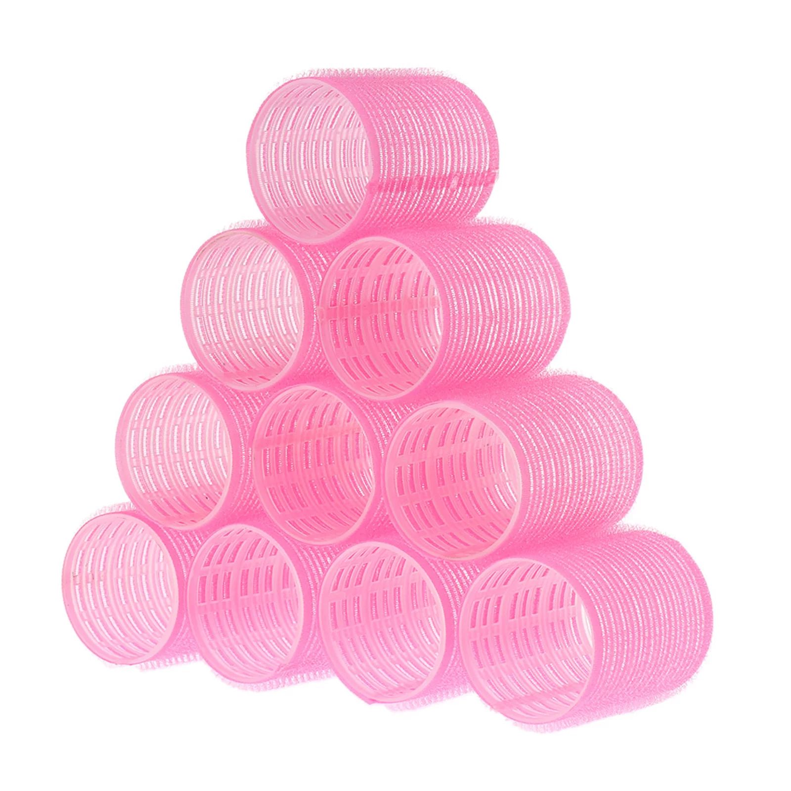 Irfora Hair Rollers Self Grip Salon Hairdressing Curlers DIY Curling Tool 10 Packs | Walmart (US)