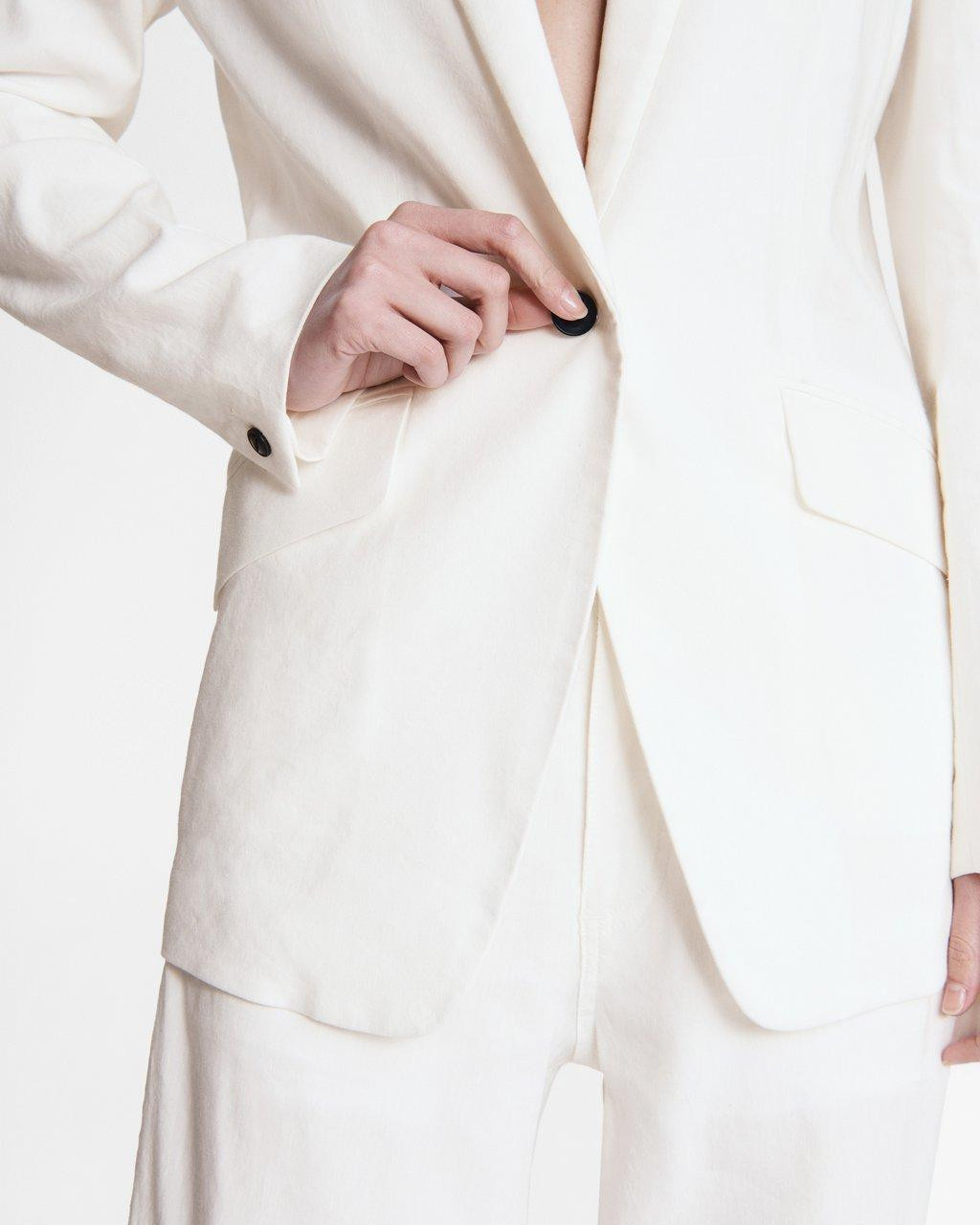 Andre linen blend blazer | rag + bone