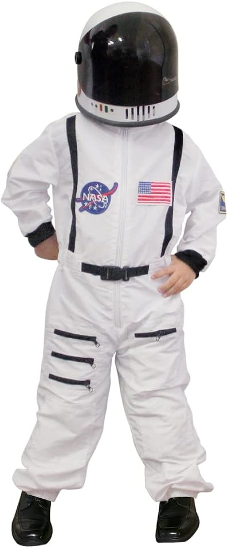 Lulu Home Halloween Kids Astronaut Costume with Space Helmet, X-Small, Small, Medium, Large, X-La... | Amazon (US)