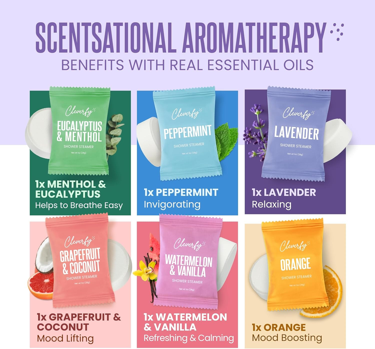 Cleverfy Shower Steamers Aromatherapy – Stocking Stuffers for Teen Girls, Women and Wife – Ch... | Amazon (US)
