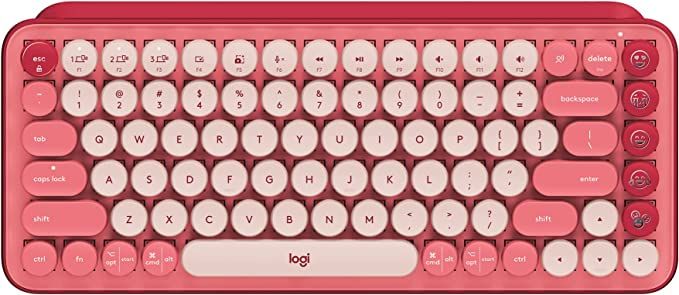 Logitech POP Keys Mechanical Wireless Keyboard with Customizable Emoji Keys, Durable Compact Desi... | Amazon (US)