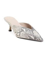 Leather Remi Mules | TJ Maxx