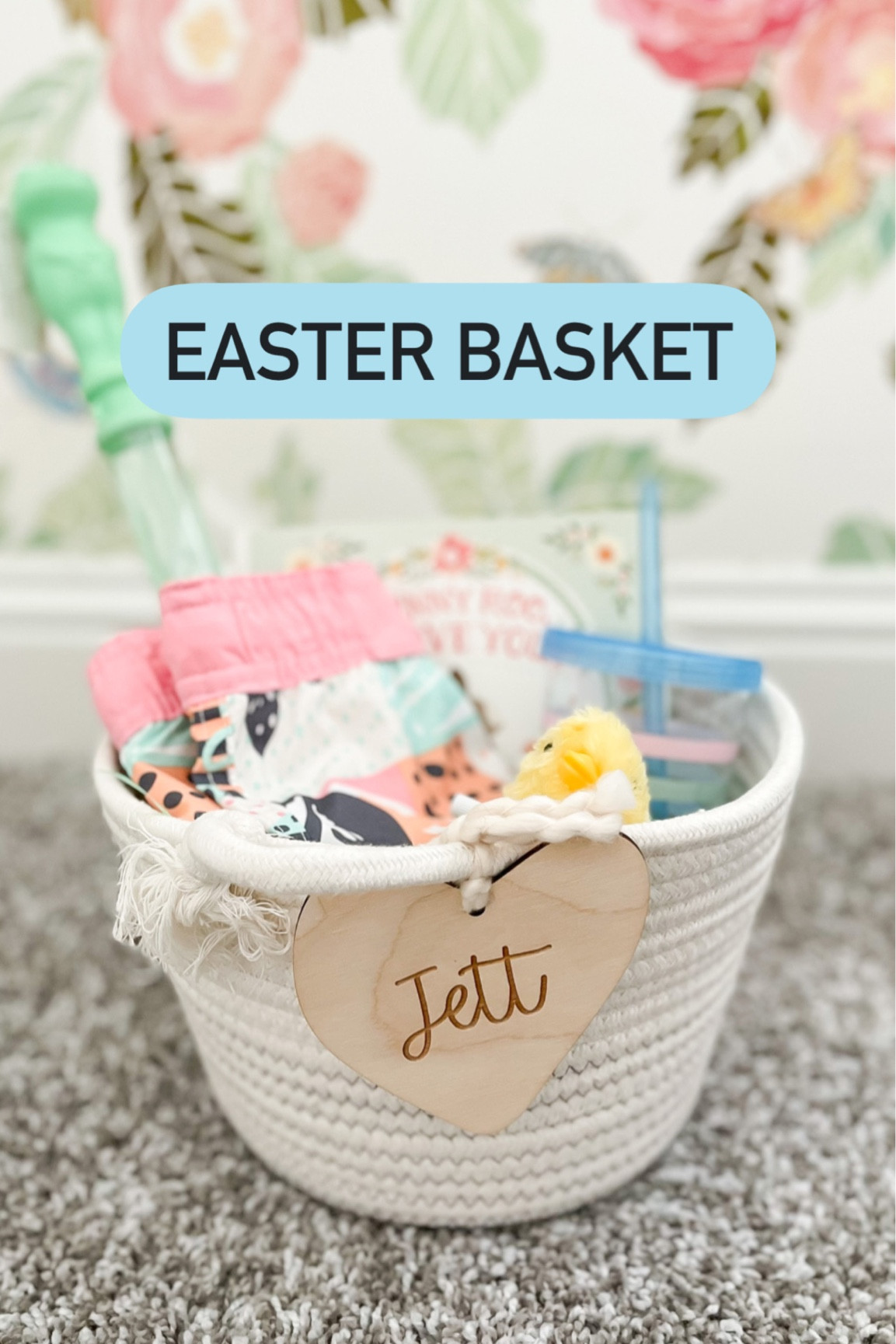 Toddler Easter basket ideas 🐰 New swimsuit, kids cup, bubbles, book & toy #toddlereasterbasket #toddlereaster #easteroutfitideas 

#LTKkids #LTKSeasonal #LTKfamily