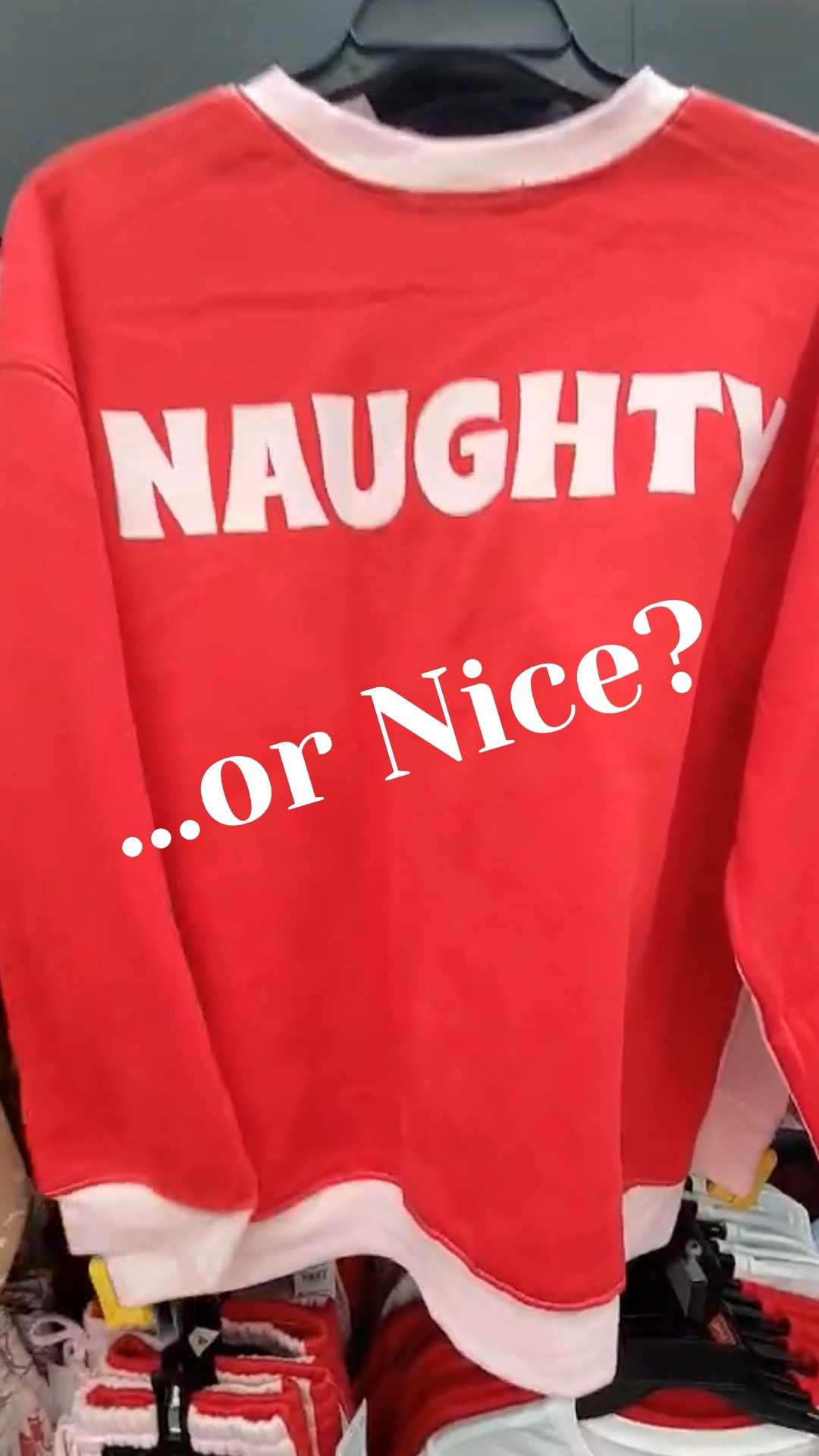 Eh, it changes by the day! 😂 I love a good graphic T-shirt, sweatshirt, or sweater. I especially love this one with its Christmas holiday humor! This would make a great gift for your favorite troublemaker or angel, or for yourself to warn people what they’re getting into.😆


#LTKPlusSize #LTKMidsize #LTKOver40 #LTKMens #LTKBoys #LTKGirls Walmart, Target, Gap, Old Navy, Maurices, Coffee, #LTKFindsUnder50 #LTKFindsUnder100 Stocking Stuffer, brr Basket #LTKSeasonal #LTKSaleAlert naughty, nice funny

#LTKCyberWeek #LTKHoliday #LTKGiftGuide