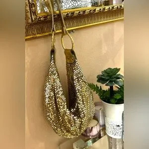 Vintage Gold Mesh Sequin Shoulder Bag/Purse | Poshmark