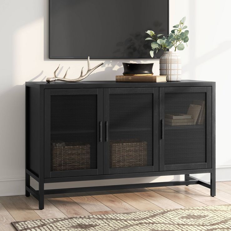 Warwick 3 Door Accent TV Stand for TVs up to 59" - Threshold™ | Target